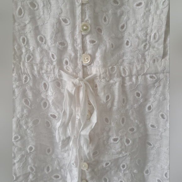 Polo Ralph Lauren Eyelet Linen Dress - Picture 4 of 7